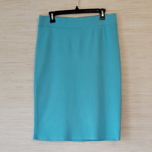 Zenana Outfitters Skirts Teal Pencil Skirt Poshmark